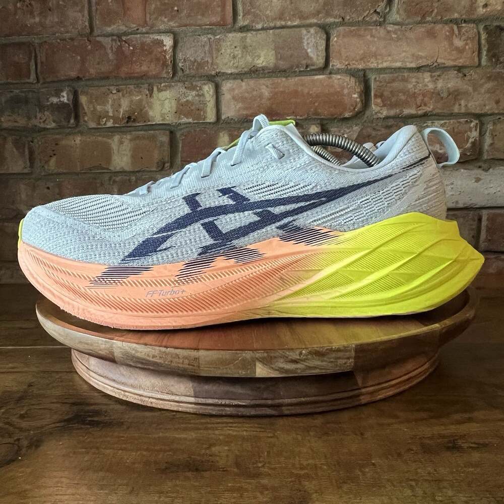 Asics Superblast 2 Paris Gray Orange Men's 12 Max Cushion Running Shoes Sneakers